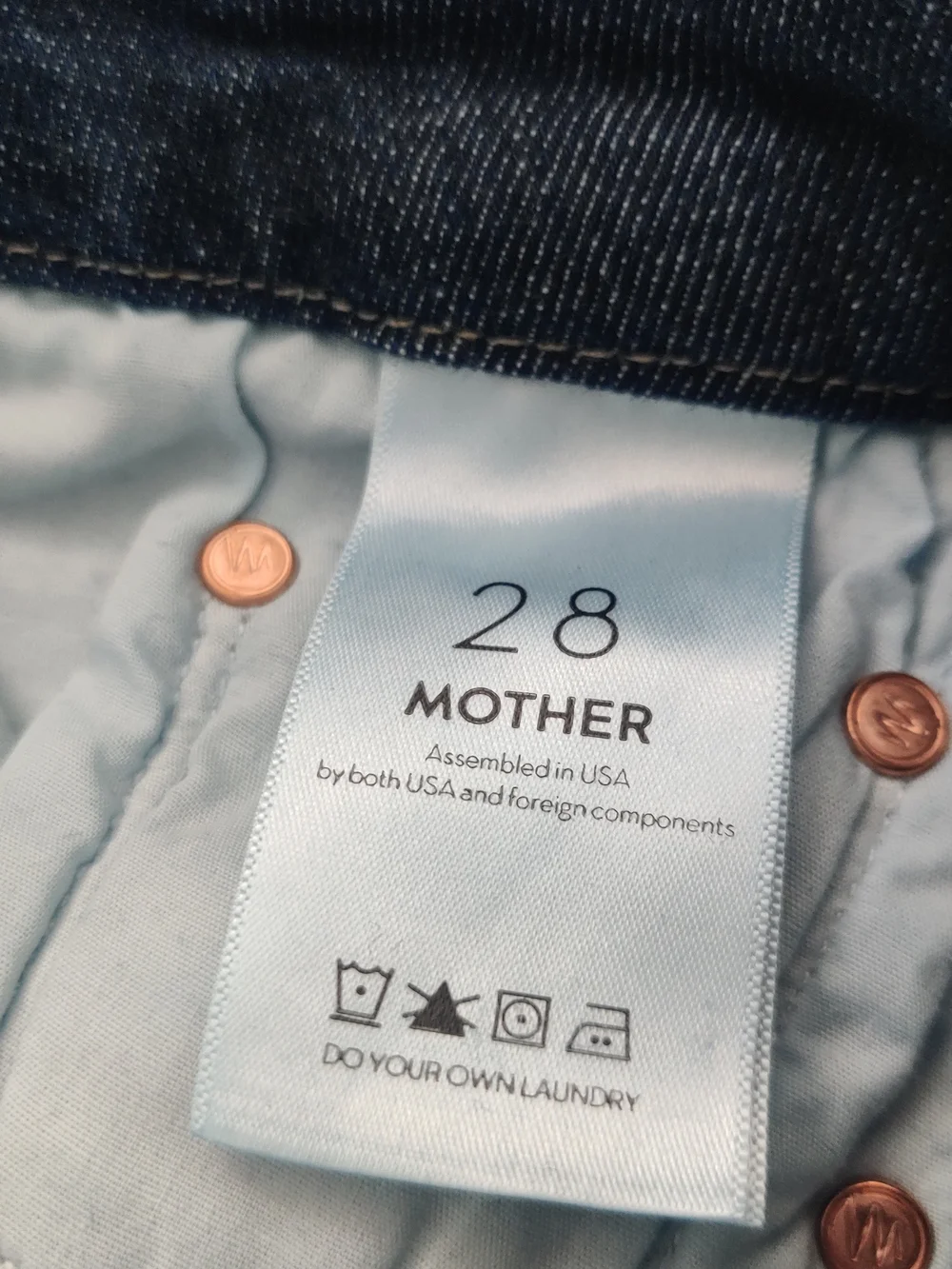 MOTHER Women's The Looker Clean Sweep Skinny Jeans Size 28 - Picture 5 of 8